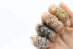 SALE Raw crystal ring | Herkimer diamond ring