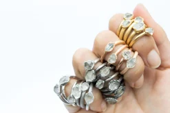 SALE Raw crystal ring | Herkimer diamond ring