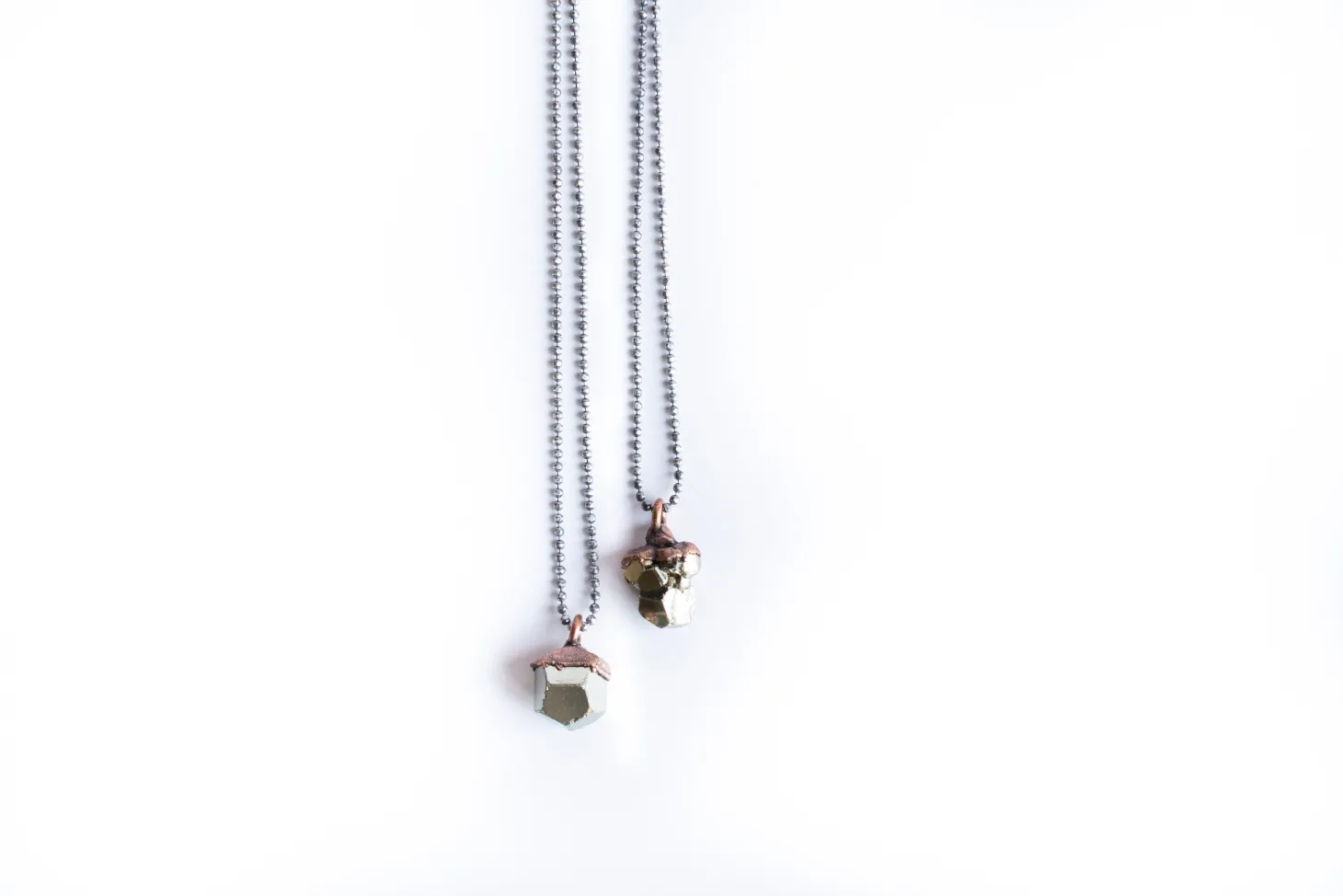 SALE Raw pyrite necklace | Pyrite necklace