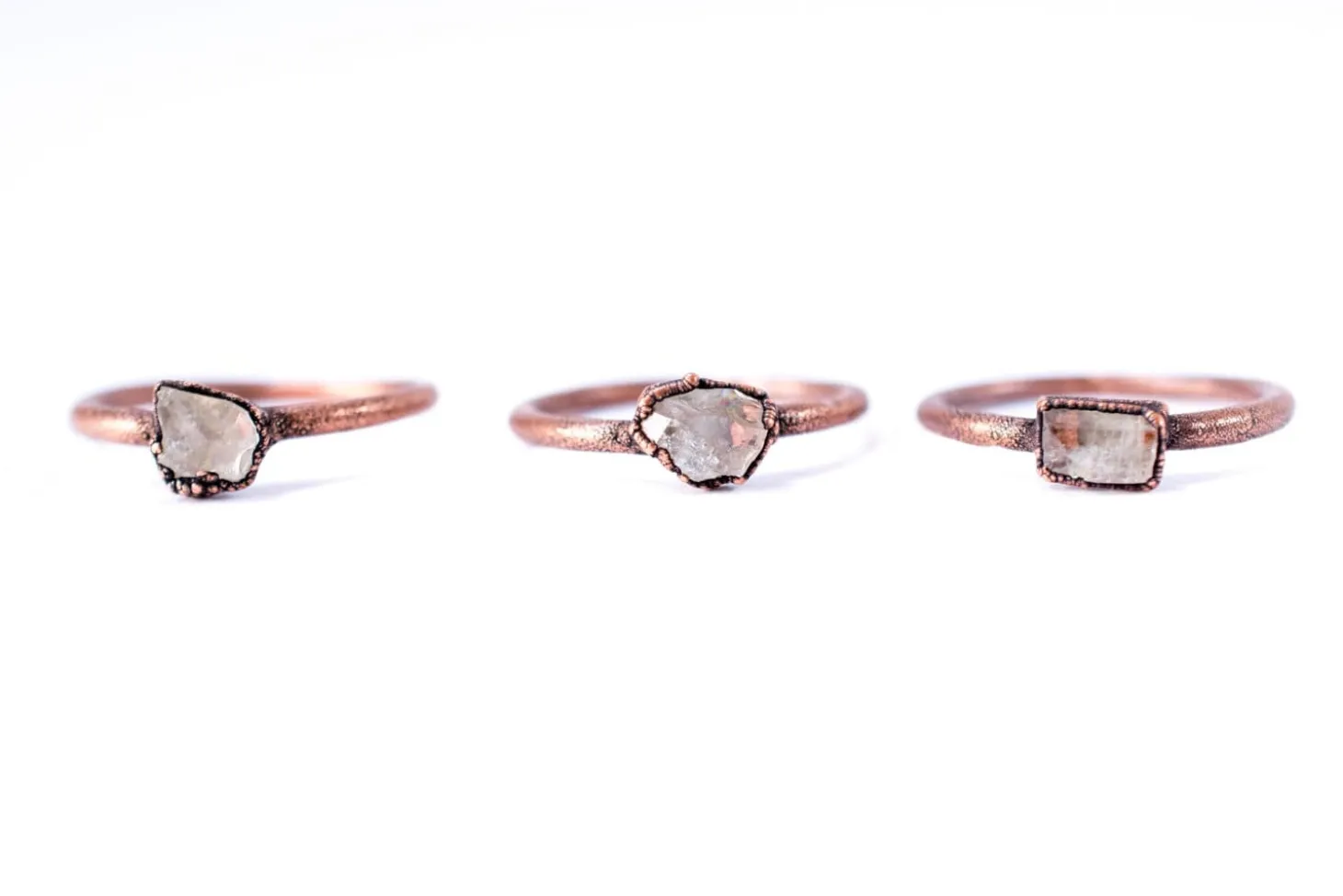 SALE Raw Topaz ring | Topaz crystal ring