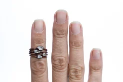 SALE Raw Topaz ring | Topaz crystal ring
