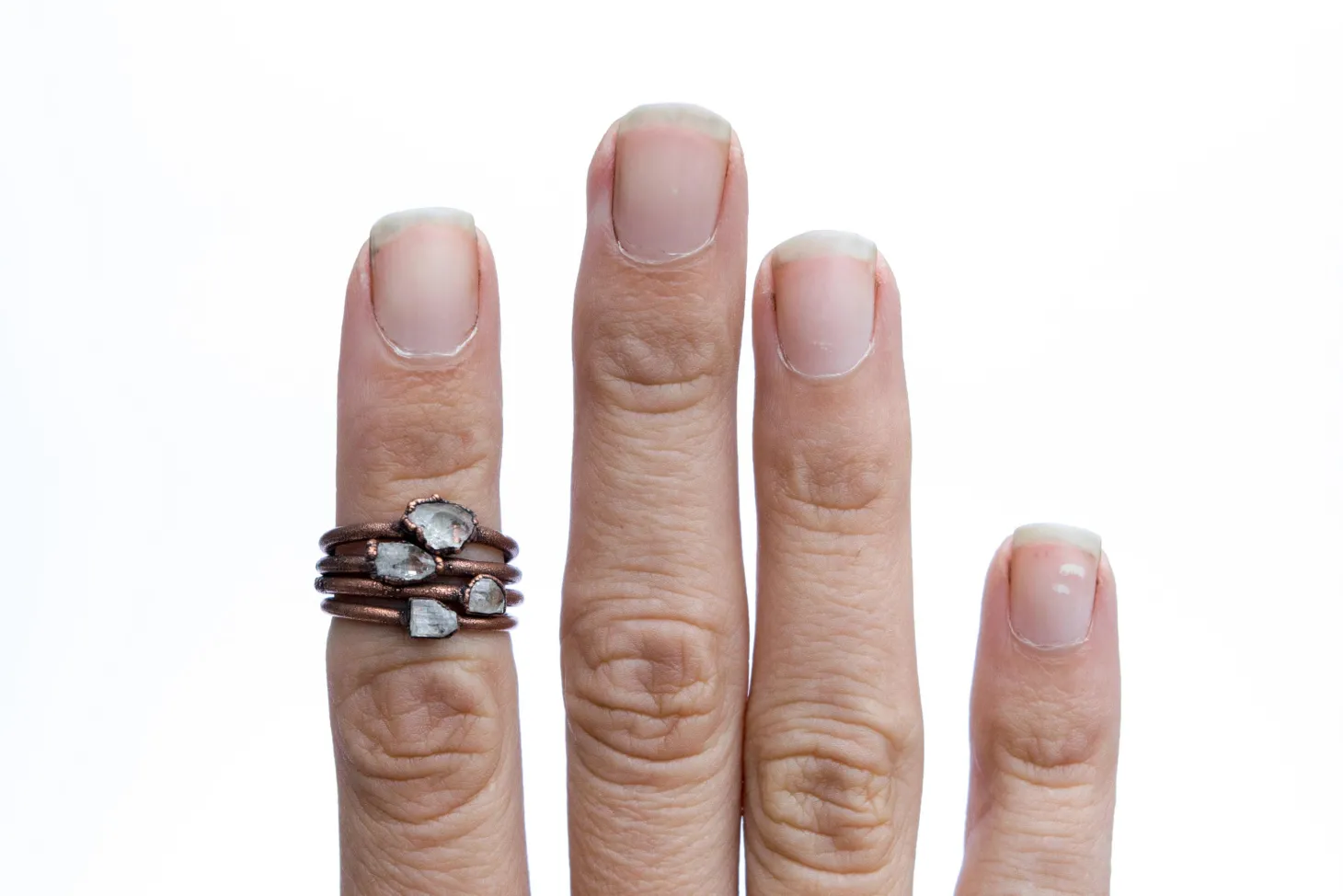 SALE Raw Topaz ring | Topaz crystal ring