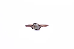 SALE Raw Topaz ring | Topaz crystal ring