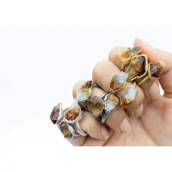 SALE Rough Citrine ring | Natural citrine ring