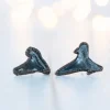 SALE Shark tooth stud earrings | Shark tooth fossil earrings