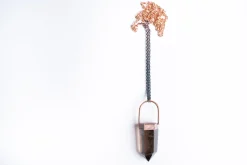 SALE Smokey quartz crystal necklace | Smokey rock crystal jewelry