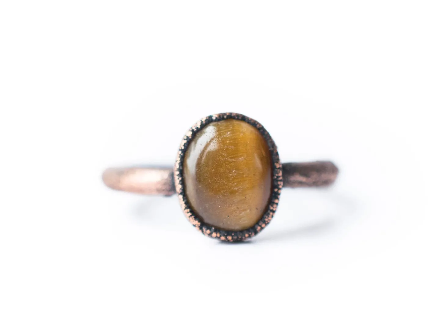 SALE Tiger's eye | Simple tiger eye stacking ring