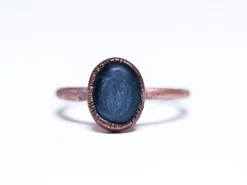 SALE Tumbled Kyanite ring | Blue Kyanite ring