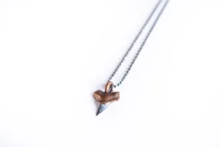 Sharks tooth pendant | Electroformed copper shark tooth pendant