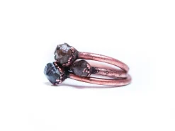 Spessartine Garnet ring | Orange Garnet ring