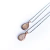 Sunstone necklace | Faceted sunstone necklace