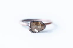 Utah topaz ring | Raw topaz ring