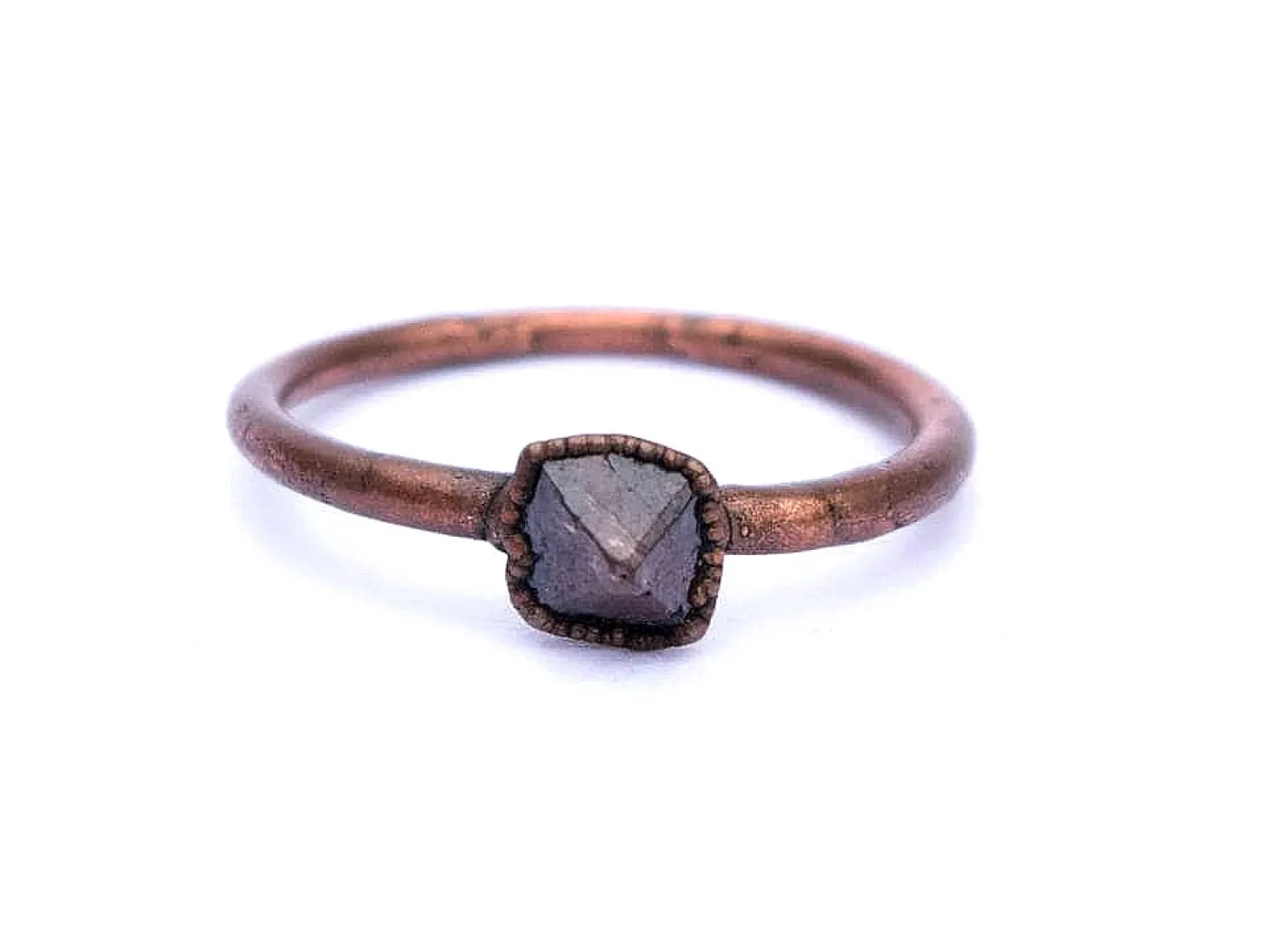 Zircon Ring | Raw Zircon Crystal Ring
